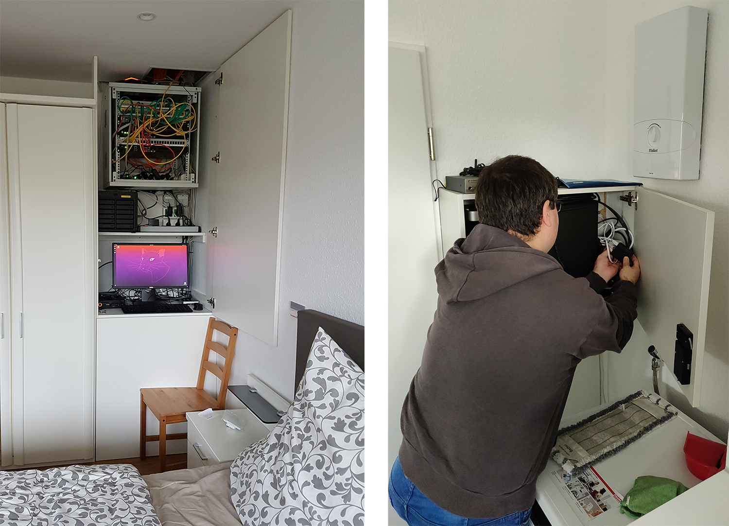 Installation of the Secure IoT Gateway at the KogniHome research flat